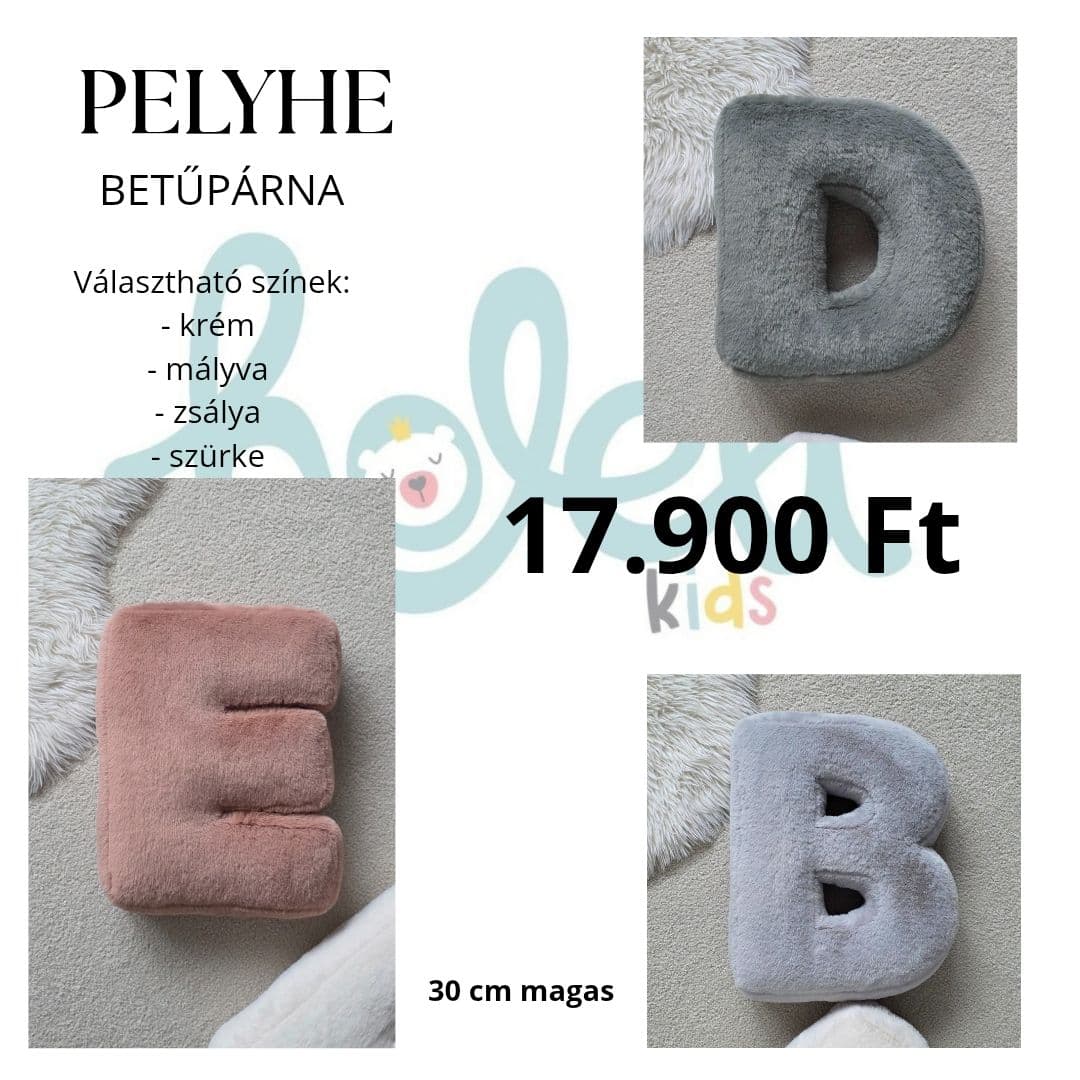 "B" Betűpárna